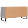 Stylish Grey Sonoma TV Cabinet - 102x36x50 cm