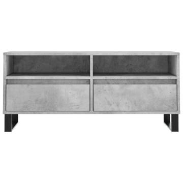 Concrete Grey TV Cabinet - Stylish & Functional Storage