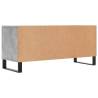 Concrete Grey TV Cabinet - Stylish & Functional Storage