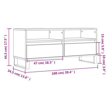 Concrete Grey TV Cabinet - Stylish & Functional Storage