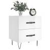 High Gloss White Bedside Cabinets - Set of 2 | Hipo Market