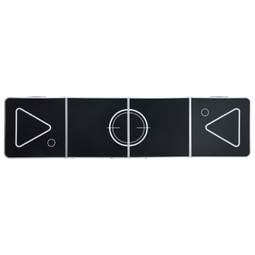 Folding Beer Pong Table 240 cm Black | Perfect for Parties