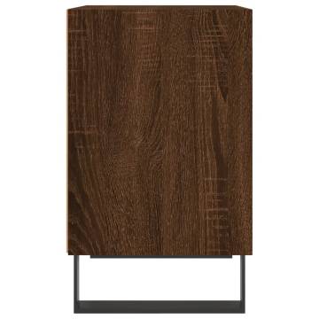 Brown Oak Bedside Cabinet - Stylish & Functional Design