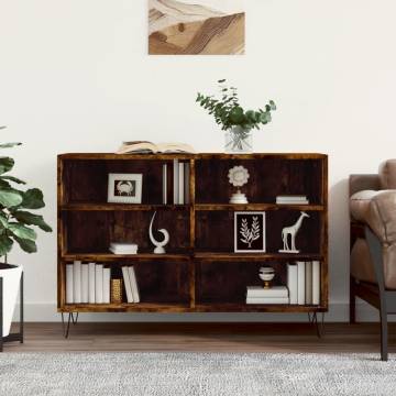 Trendy Smoked Oak Sideboard | 103.5x35x70 cm | Hipo Market