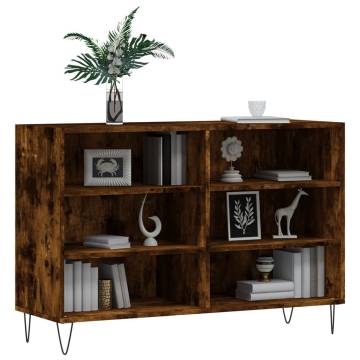 Trendy Smoked Oak Sideboard | 103.5x35x70 cm | Hipo Market