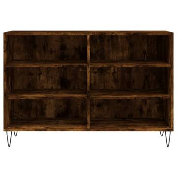 Trendy Smoked Oak Sideboard | 103.5x35x70 cm | Hipo Market