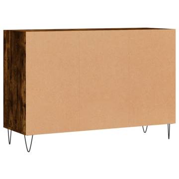 Trendy Smoked Oak Sideboard | 103.5x35x70 cm | Hipo Market