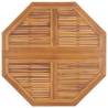 5 Piece Folding Outdoor Dining Set - Solid Teak Wood