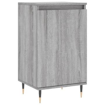 Stylish Grey Sonoma Sideboards - 2 pcs Engineered Wood