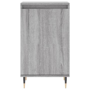 Stylish Grey Sonoma Sideboards - 2 pcs Engineered Wood