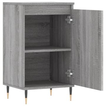 Stylish Grey Sonoma Sideboards - 2 pcs Engineered Wood