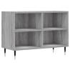 Stylish Grey Sonoma TV Cabinet - Ample Storage & Sturdy Design