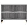 Stylish Grey Sonoma TV Cabinet - Ample Storage & Sturdy Design