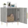 Stylish Grey Sonoma Bedside Cabinets - Set of 2 | Hipo Market