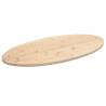 Table Top 100x50x2.5 cm Solid Wood Pine Oval Colour natural Size 100 x 50 x 2.5 cm Quantity in Package 1 