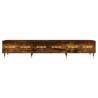 Stylish Smoked Oak TV Cabinet - 150x36x30 cm | HIPO Market