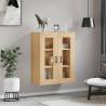 Sonoma Oak Wall Mounted Cabinet - Elegant Storage Solution