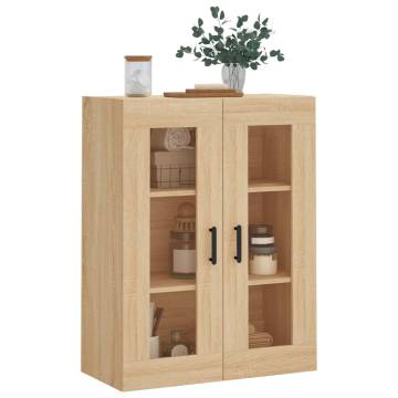 Sonoma Oak Wall Mounted Cabinet - Elegant Storage Solution