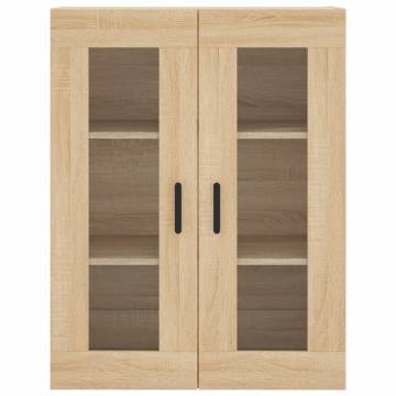 Sonoma Oak Wall Mounted Cabinet - Elegant Storage Solution