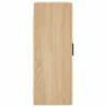 Sonoma Oak Wall Mounted Cabinet - Elegant Storage Solution