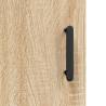 Sonoma Oak Wall Mounted Cabinet - Elegant Storage Solution