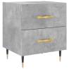 Modern Bedside Cabinets - 2 pcs Concrete Grey | Hipo Market