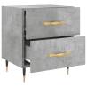 Modern Bedside Cabinets - 2 pcs Concrete Grey | Hipo Market