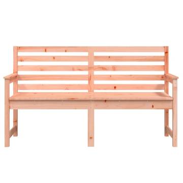 Classic Garden Bench - Solid Douglas Wood, 159.5x48 cm