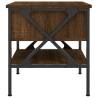 Stylish Brown Oak Bedside Table - 40x42x45 cm