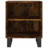 Elegant Smoked Oak Bedside Cabinet - 40x30x50 cm | HipoMarket