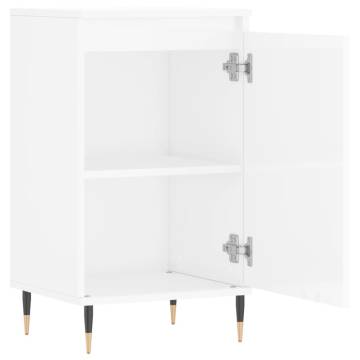 Sideboard High Gloss White 40x35x70 cm - Stylish Storage Solution