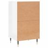 Sideboard High Gloss White 40x35x70 cm - Stylish Storage Solution