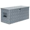 Aluminium Box 90.5x35x40 cm Silver Colour silver Size 90.5 x 35 x 40 cm Quantity in Package 1 Amount 