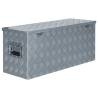 Aluminium Box 90.5x35x40 cm Silver - Durable & Lightweight Storage