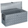 Aluminium Box 90.5x35x40 cm Silver - Durable & Lightweight Storage