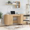 Elegant Desk Sonoma Oak 140x50 cm – Durable Engineered Wood