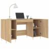 Elegant Desk Sonoma Oak 140x50 cm – Durable Engineered Wood