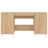 Elegant Desk Sonoma Oak 140x50 cm – Durable Engineered Wood