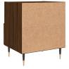 Stylish Brown Oak Bedside Cabinet - Modern & Functional