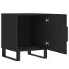 Stylish Black Bedside Cabinets - Set of 2 | Hipomarket