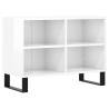 Stylish High Gloss White TV Cabinet - 69.5x30x50 cm