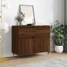 Sideboards 2 pcs Brown Oak 40x35x70 cm Engineered Wood Colour brown oak Quantity in Package 2 