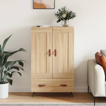 Stylish Highboard Sonoma Oak - 69.5x31x115 cm | Hipomarket