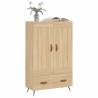 Stylish Highboard Sonoma Oak - 69.5x31x115 cm | Hipomarket