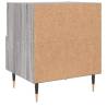 Stylish Grey Sonoma Bedside Cabinet - 40x35x47.5 cm