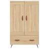 Stylish Highboard Sonoma Oak - 69.5x31x115 cm | Hipomarket