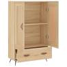 Stylish Highboard Sonoma Oak - 69.5x31x115 cm | Hipomarket