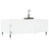 Stylish White Coffee Table 90x50 cm - Engineered Wood | HipoMarket