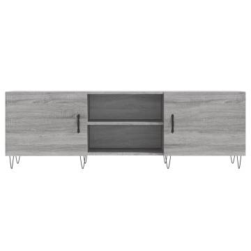 Stylish Grey Sonoma TV Cabinet - 150x30x50 cm | HipoMarket