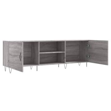 Stylish Grey Sonoma TV Cabinet - 150x30x50 cm | HipoMarket